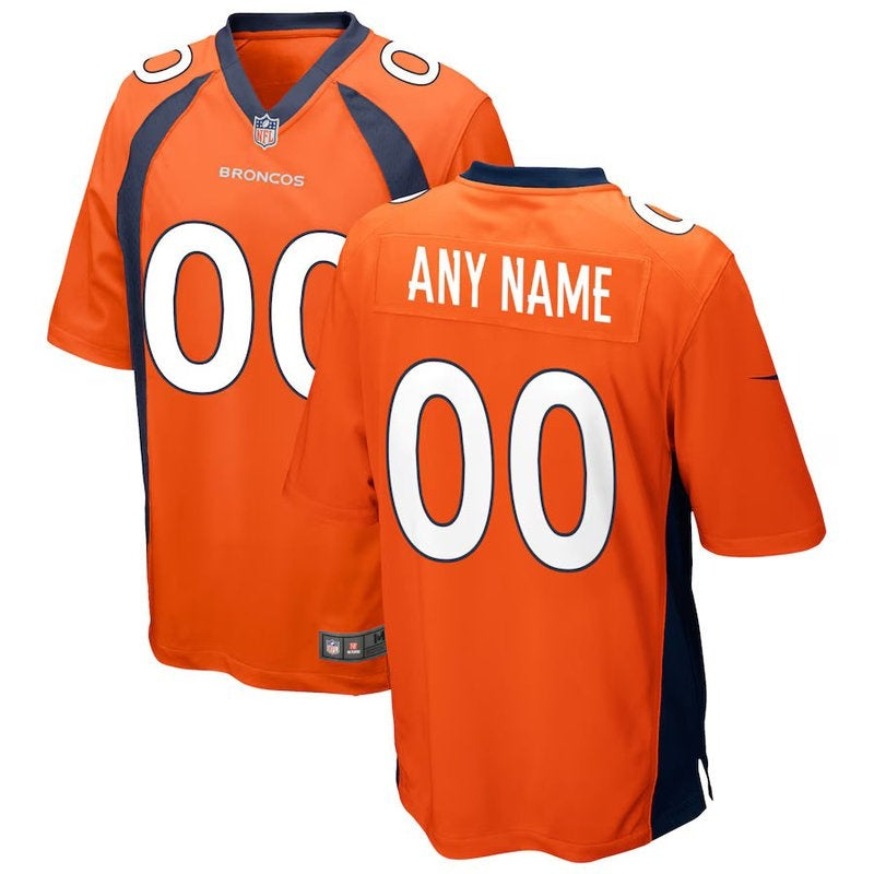 Denver Broncos - Camiseta de partido personalizada de la NFL - Naranja