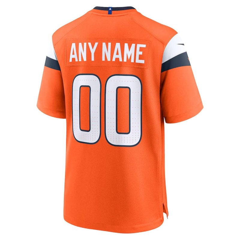 Denver Broncos - Colección Mile High - Jersey NFL de Juego Personalizado - Naranja
