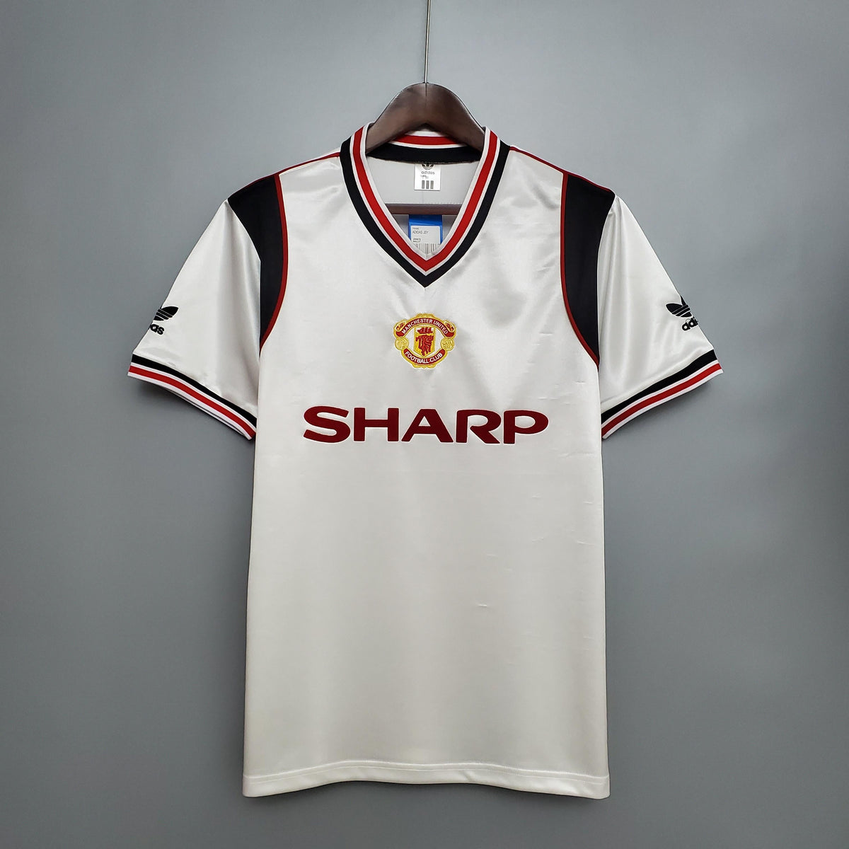 Manchester United Retro blanco 1985