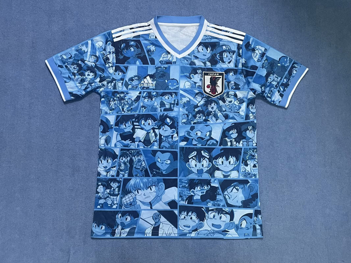 Camiseta azul de edición especial de Japón 2025