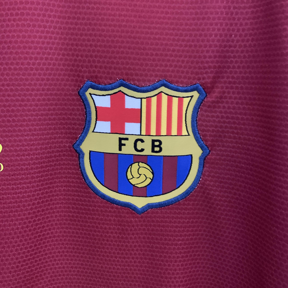 Camiseta retro local del Barcelona de la UEFA Champions League 2008/2009 (manga larga)