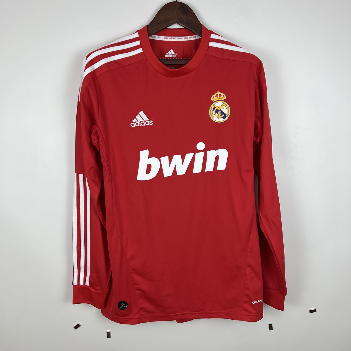 Camiseta retro de la tercera equipación del Real Madrid 2011/2012 - Manga larga