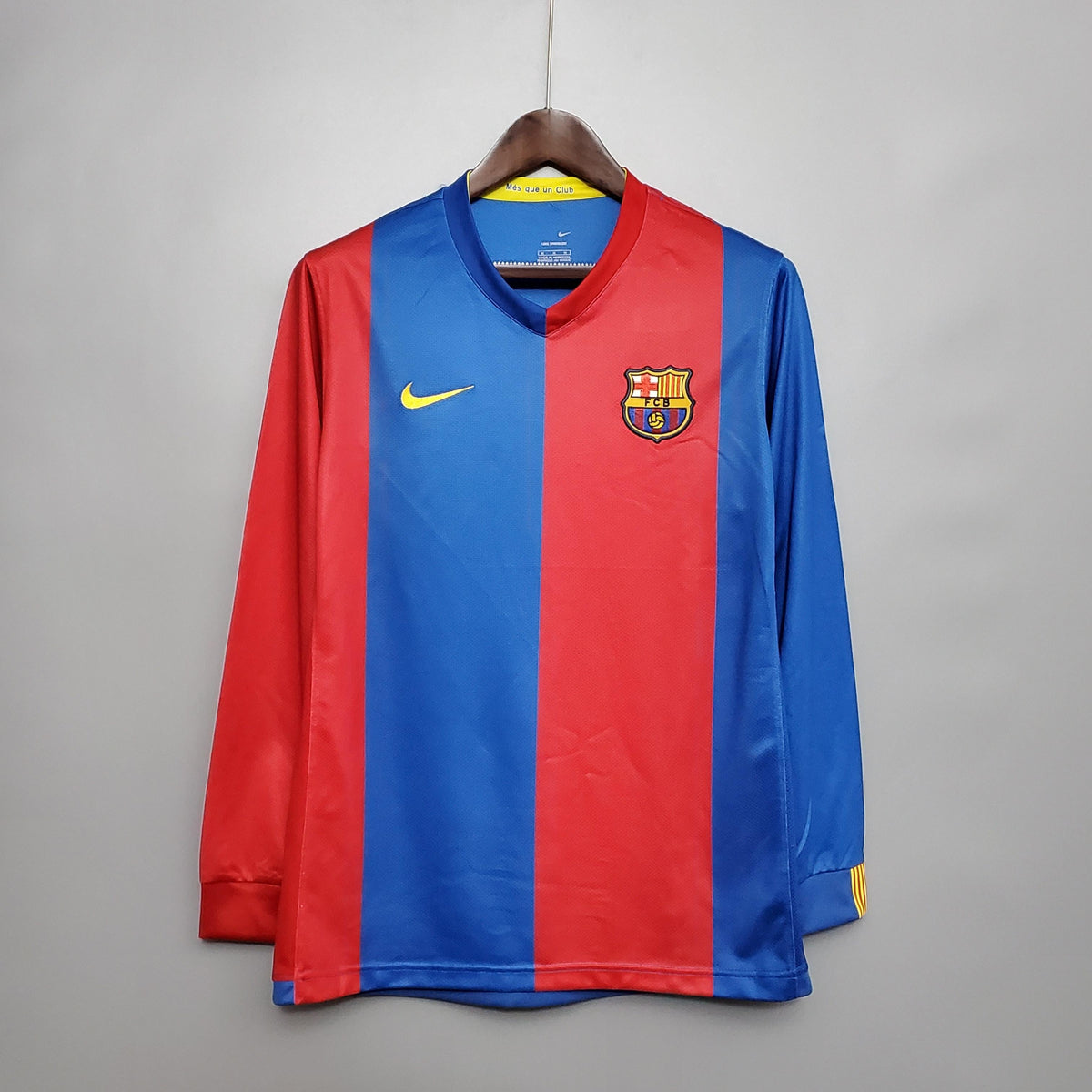 Camiseta retro local del Barcelona 2006/2007 - Manga larga