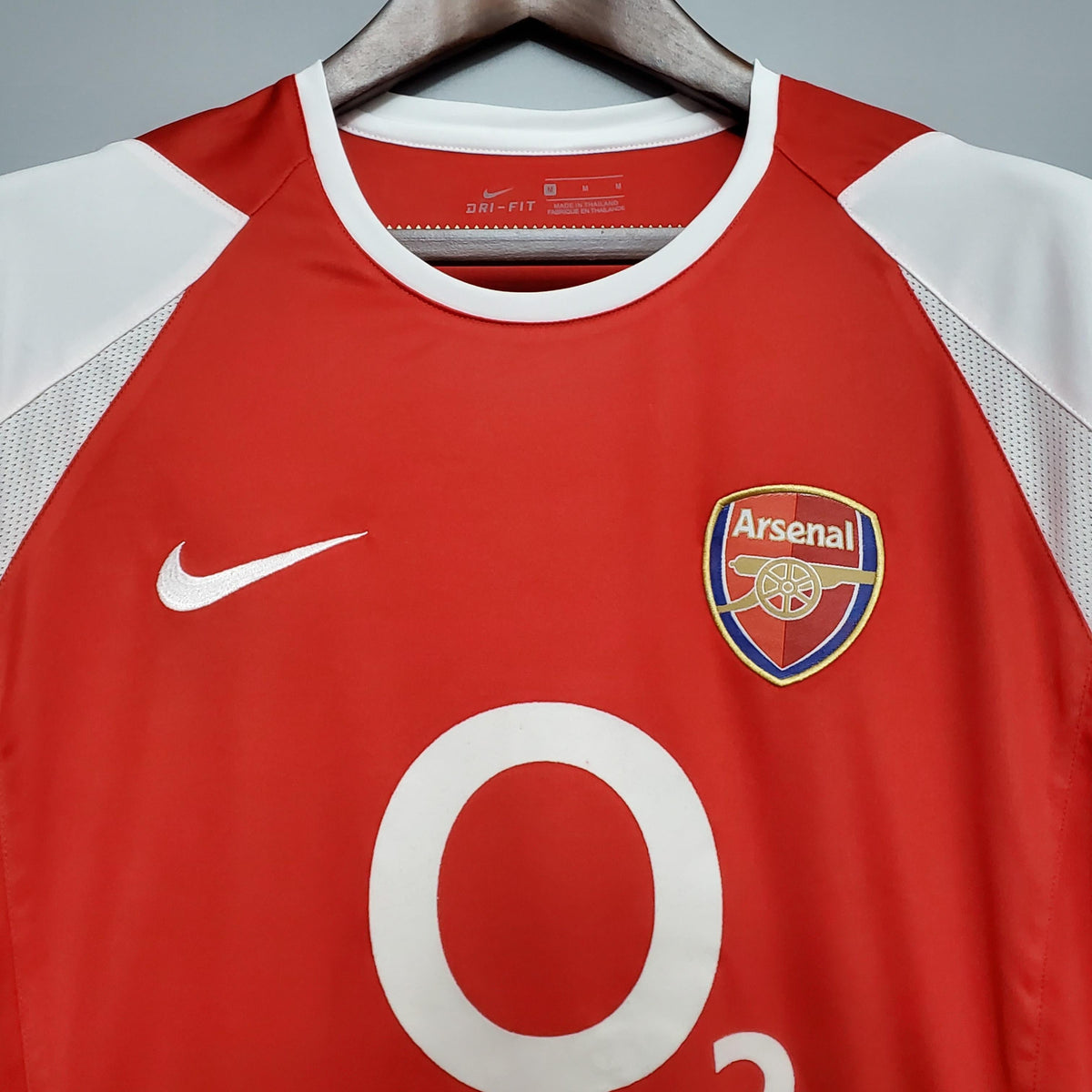 Camiseta retro local del Arsenal 2002/04