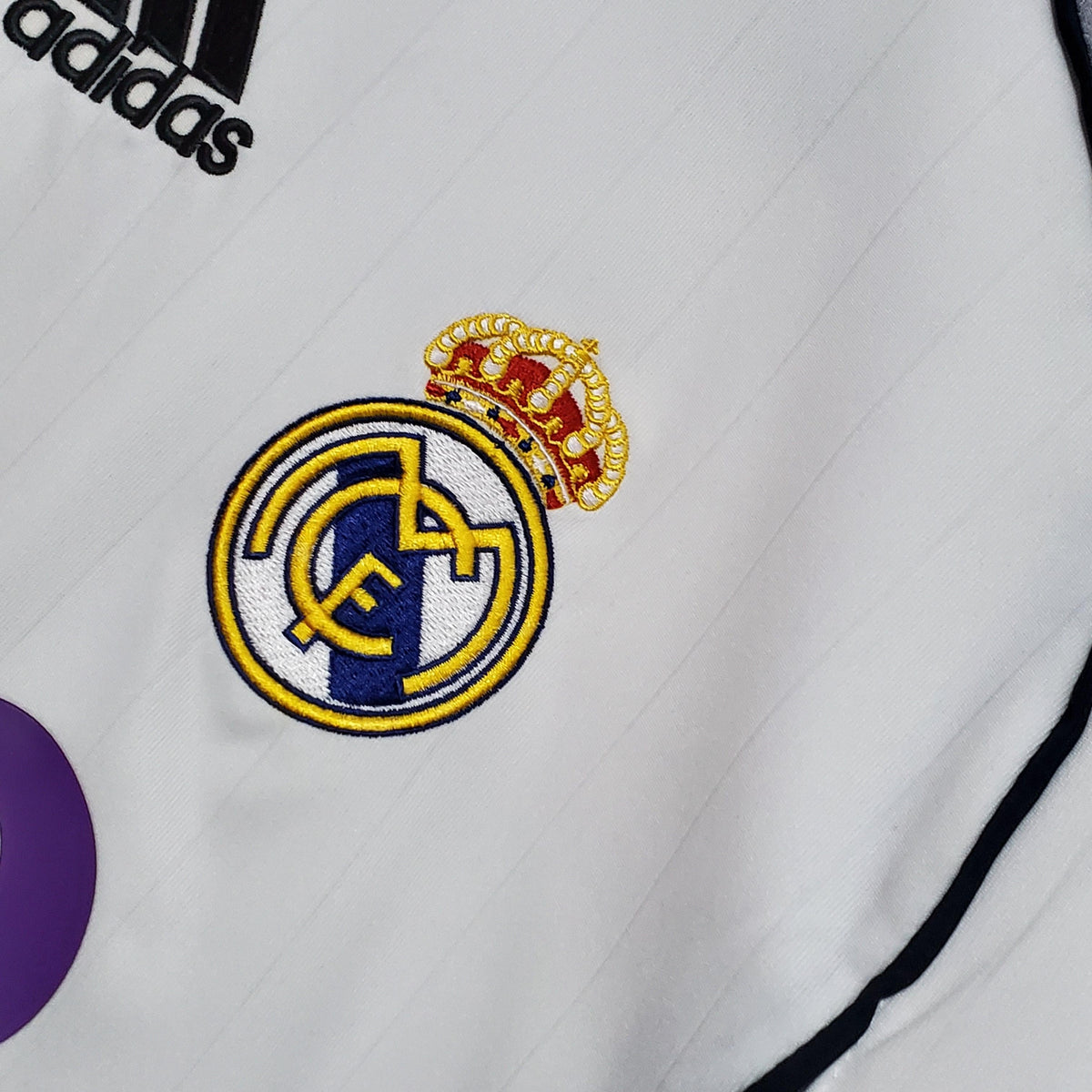 Camiseta retro local del Real Madrid 2006/2007 - Manga larga
