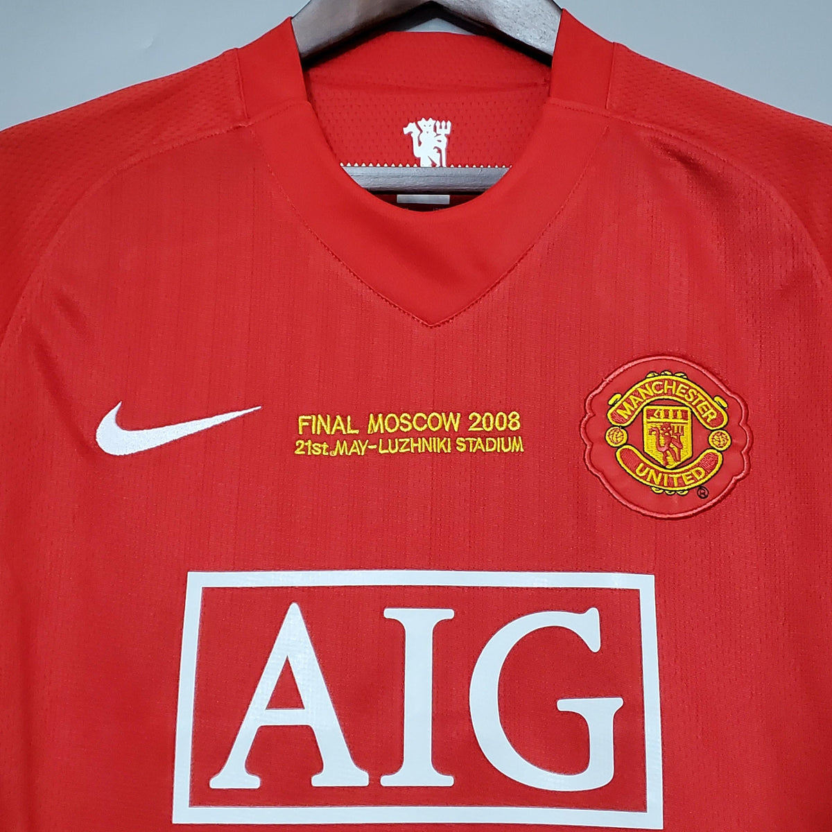 Camiseta retro local del Manchester United 2007/08