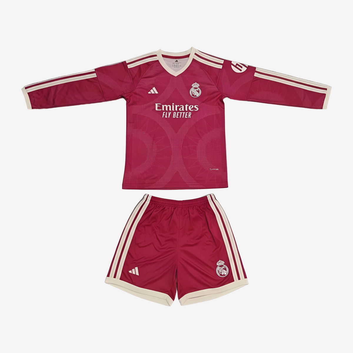 Real Madrid Third 26/27 Kids Long Sleeve Shirt Kit