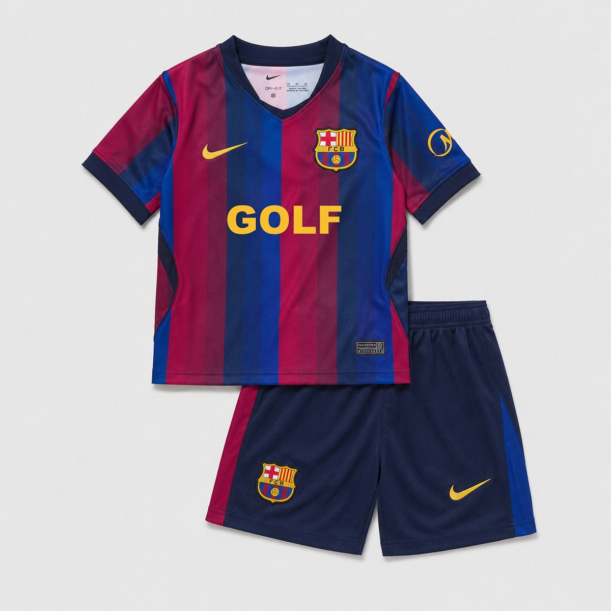 Limited Edition FC Barcelona x Golf Wang 26/27 Home Kids Kit