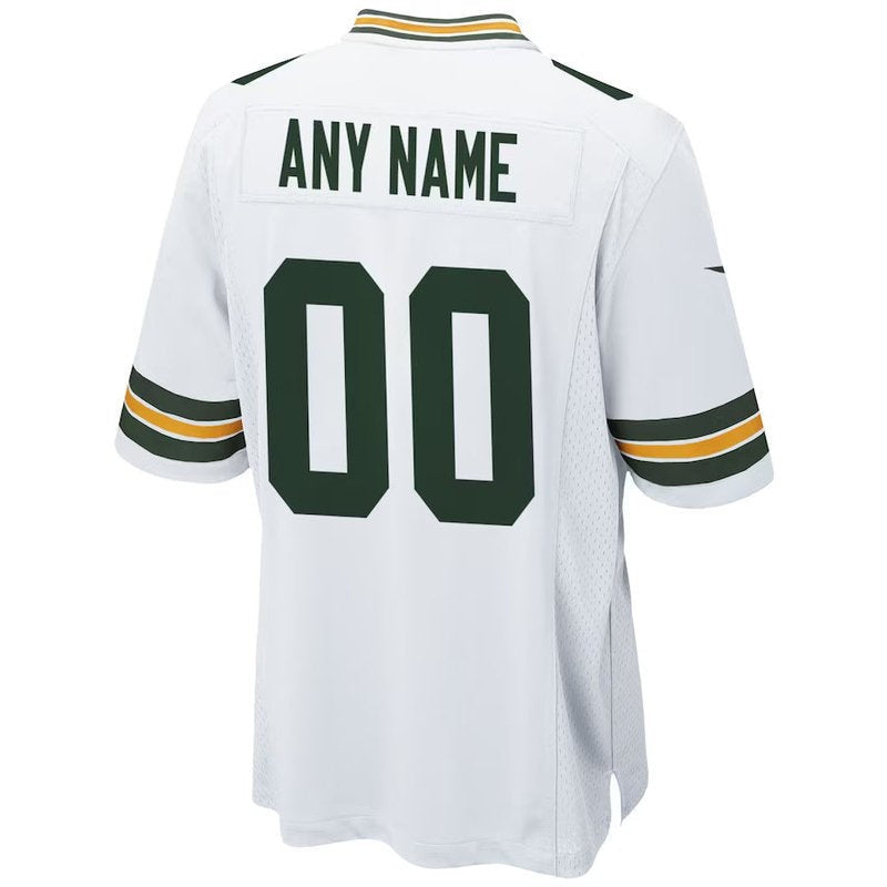 Green Bay Packers - Camiseta de partido NFL personalizada - Verde - Blanca