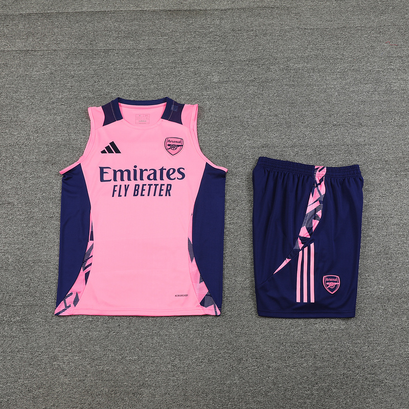 Camiseta de entrenamiento + pantalón corto del Arsenal (sin mangas)