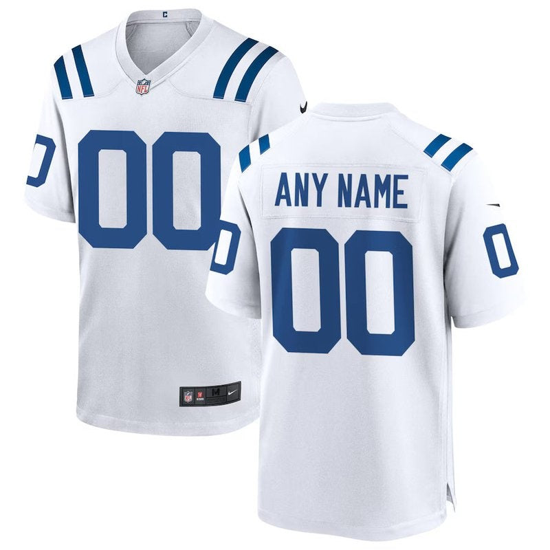 Potros de Indianápolis - Jersey de juego NFL personalizado - Blanco