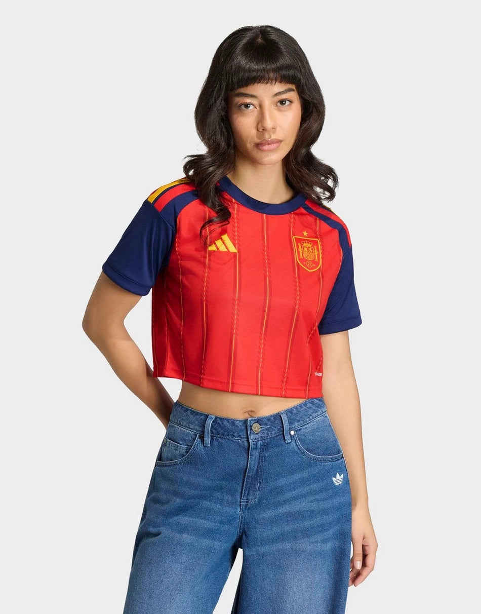 Spain Cropped Jersey Women  World Cup 2026 (