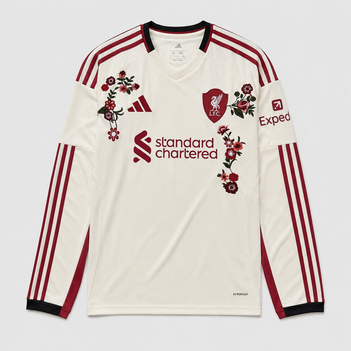 Liverpool 25/26 Away Embroidered Long Sleeve Jersey