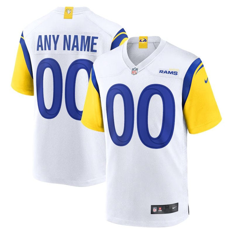 Los Angeles Rams - Camiseta NFL Alternativa Personalizada - Blanca