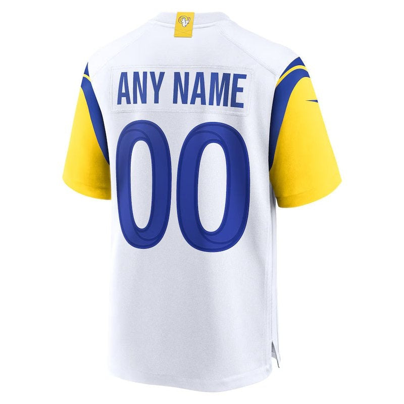 Los Angeles Rams - Camiseta NFL Alternativa Personalizada - Blanca