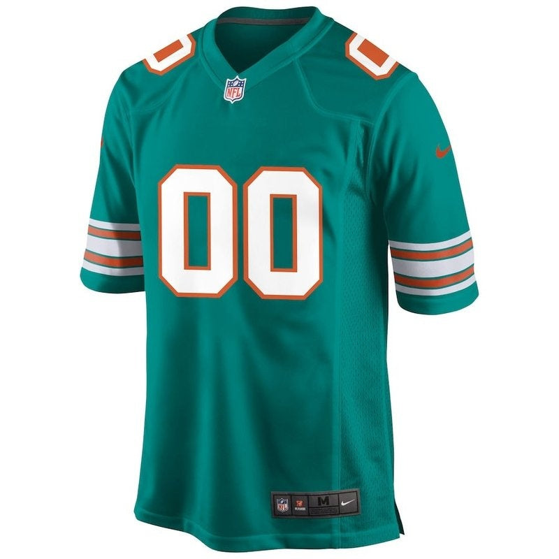 Miami Dolphins - Jersey de juego de la NFL alternativo personalizado color aguamarina