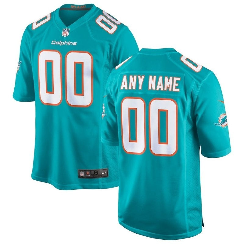 Miami Dolphins - Camiseta NFL Aqua Personalizada