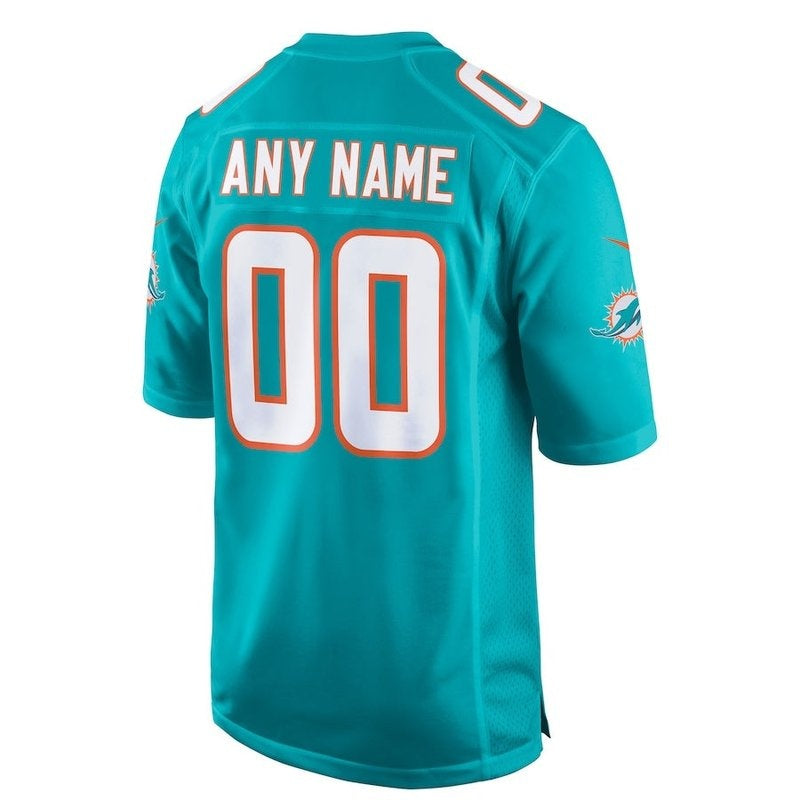 Miami Dolphins - Camiseta NFL Aqua Personalizada