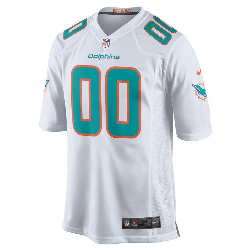Miami Dolphins - Camiseta NFL de juego personalizada - Blanca