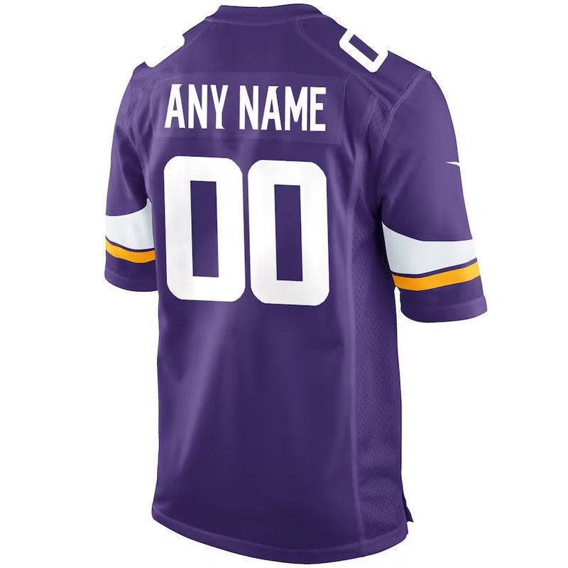Minnesota Vikings - Jersey de juego NFL personalizado - Morado