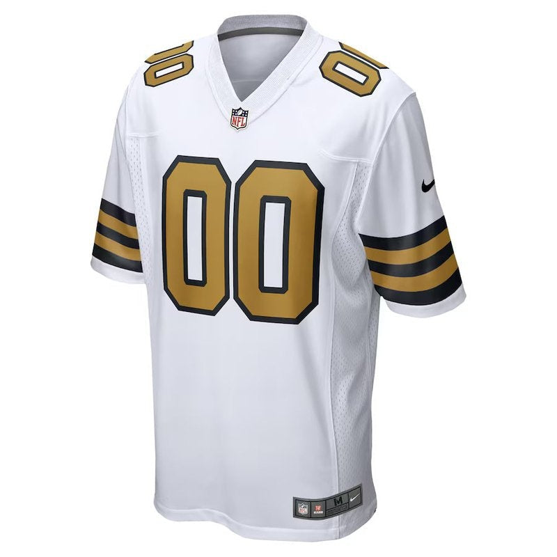 New Orleans Saints - Jersey de juego personalizado alternativo de la NFL - Blanco