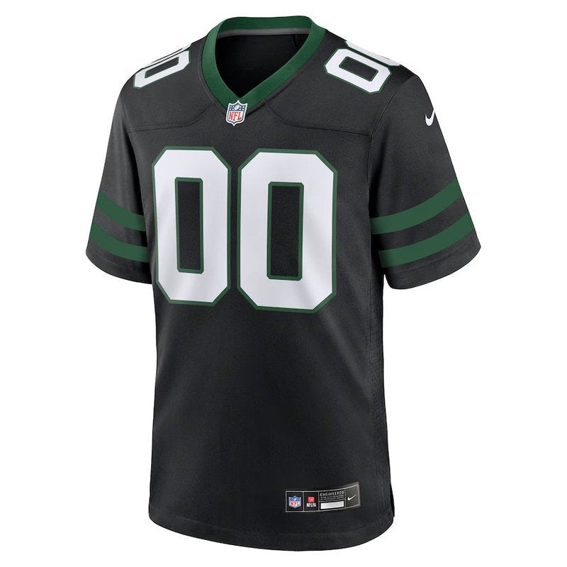 New York Jets - Camiseta de juego NFL Legacy Alternate personalizada - Negra