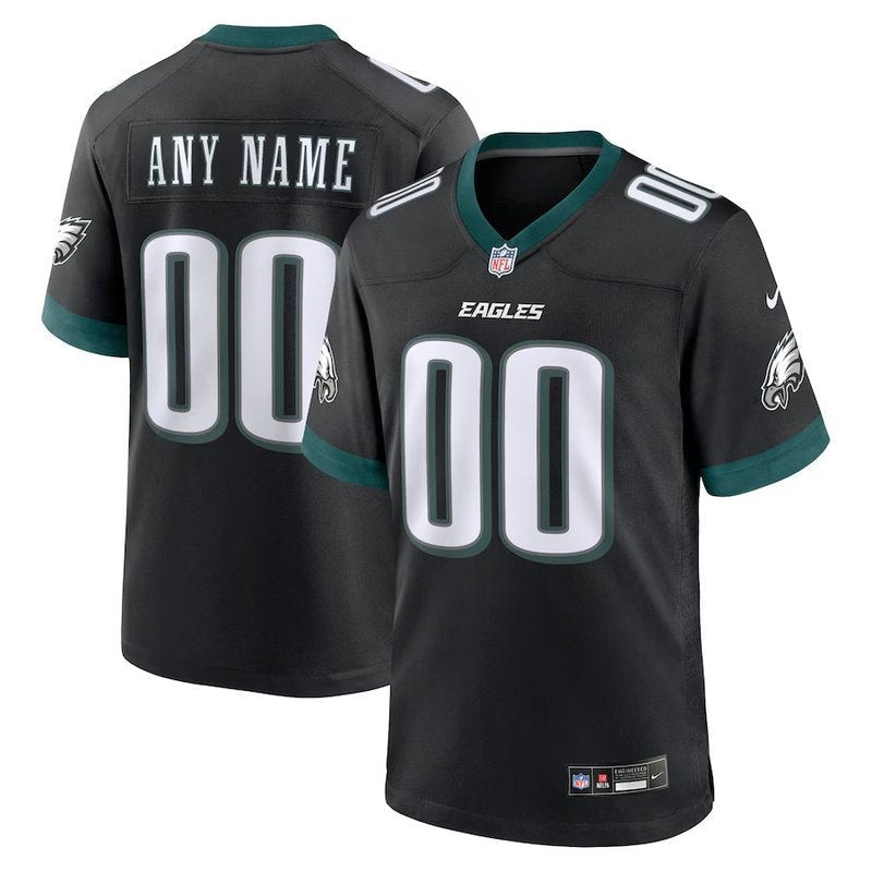 Philadelphia Eagles - Camiseta NFL de juego personalizada alternativa - Negra