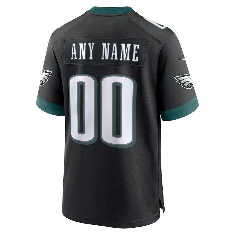 Philadelphia Eagles - Camiseta NFL de juego personalizada alternativa - Negra
