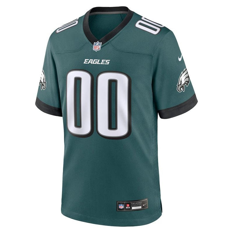 Philadelphia Eagles - Camiseta personalizada de partido de la NFL Midnight - Verde