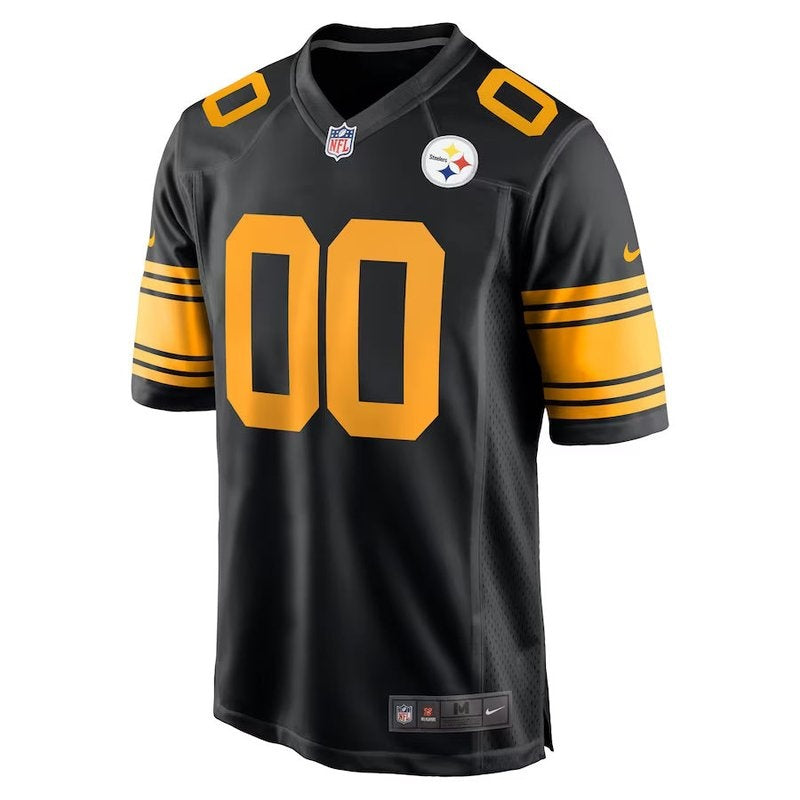 Pittsburgh Steelers - Camiseta Alternativa de Juego NFL Personalizada - Negra