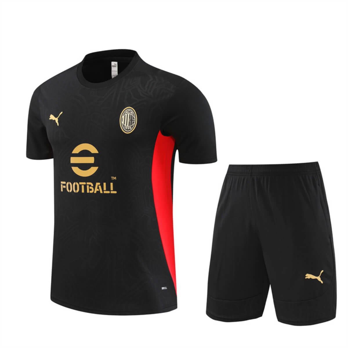 Camiseta de entrenamiento + pantalón corto AC Milan