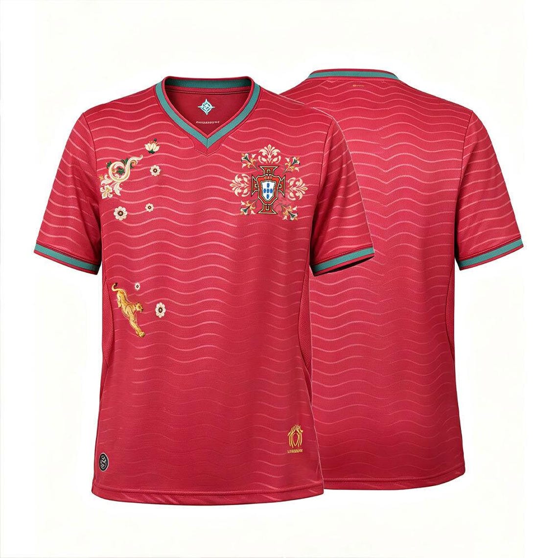 Portugal 26/27 Home Embroidered Jersey