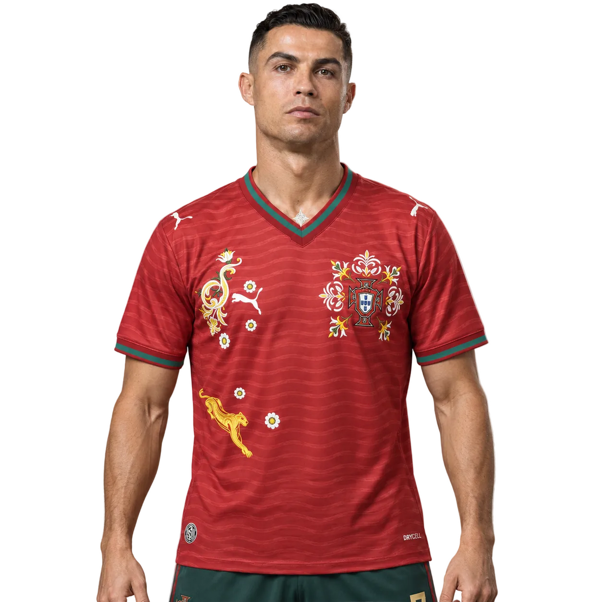 Portugal 26/27 Home Embroidered Jersey