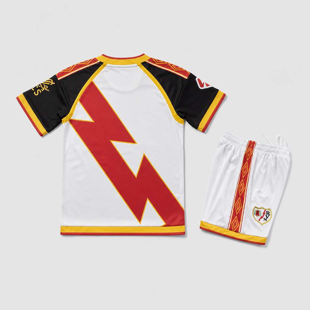 Jersey Rayo Vallecano 26/27 Home Kids Kit
