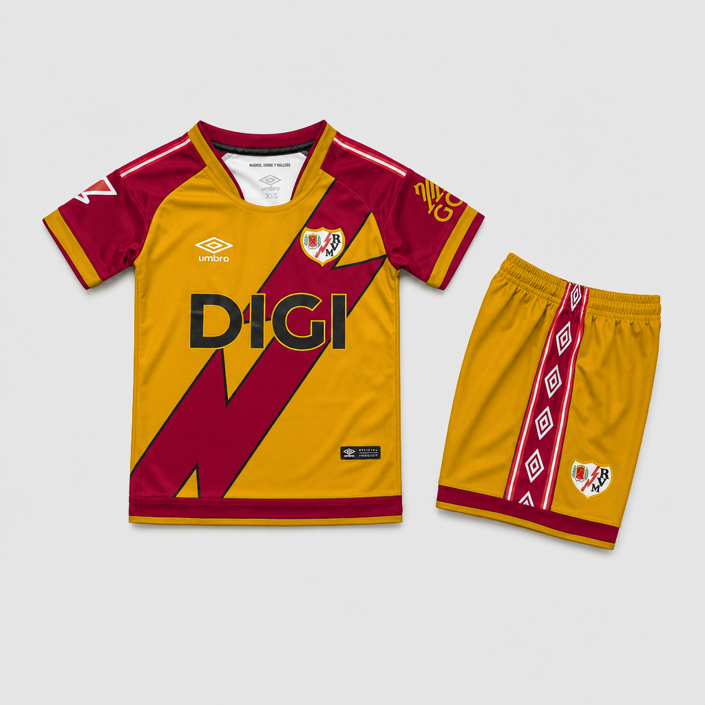 Jersey Rayo Vallecano 26/27 Third Kids Kit
