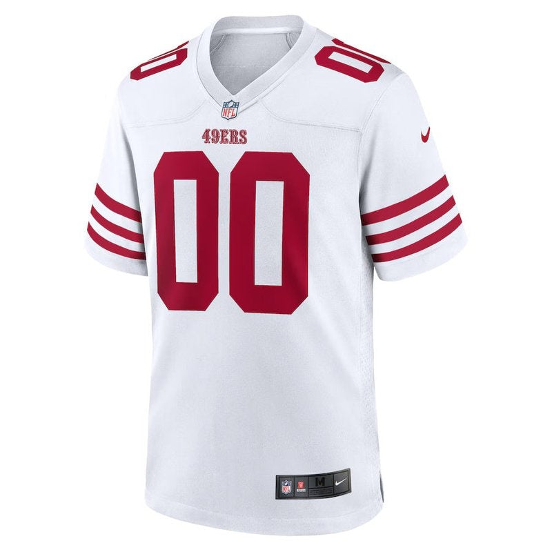 San Francisco 49ers - Camiseta de partido de la NFL personalizada - Blanca