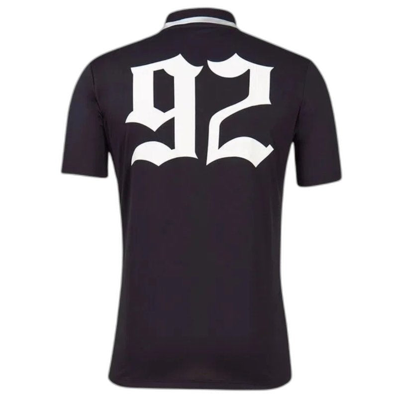 Camiseta Negra Santos Charlie Brown JR - Versión Aficionado