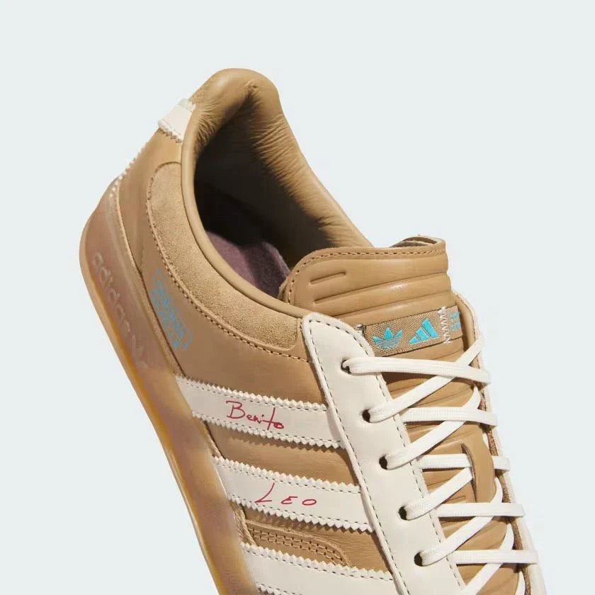 Bad Bunny Gazelle Indoor x Messi Marrón Cartón