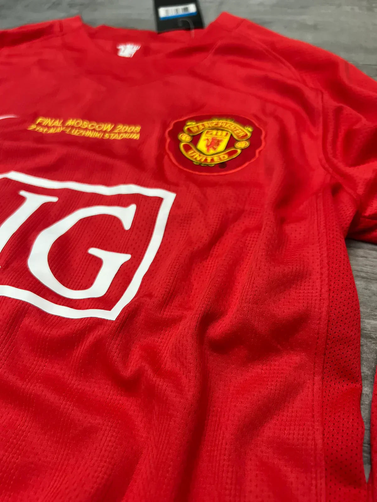 Camiseta retro local del Manchester United RONALDO #7 2007/08 - Manga larga