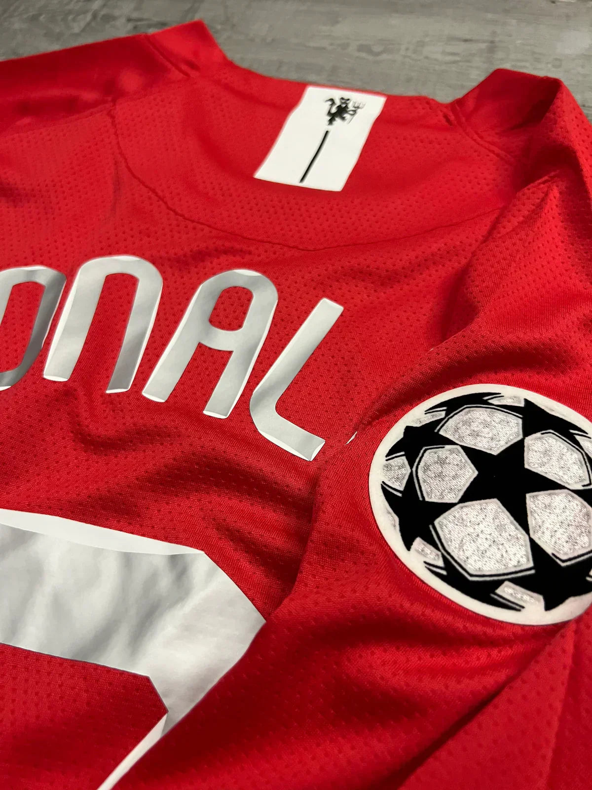 Camiseta retro local del Manchester United RONALDO #7 2007/08 - Manga larga