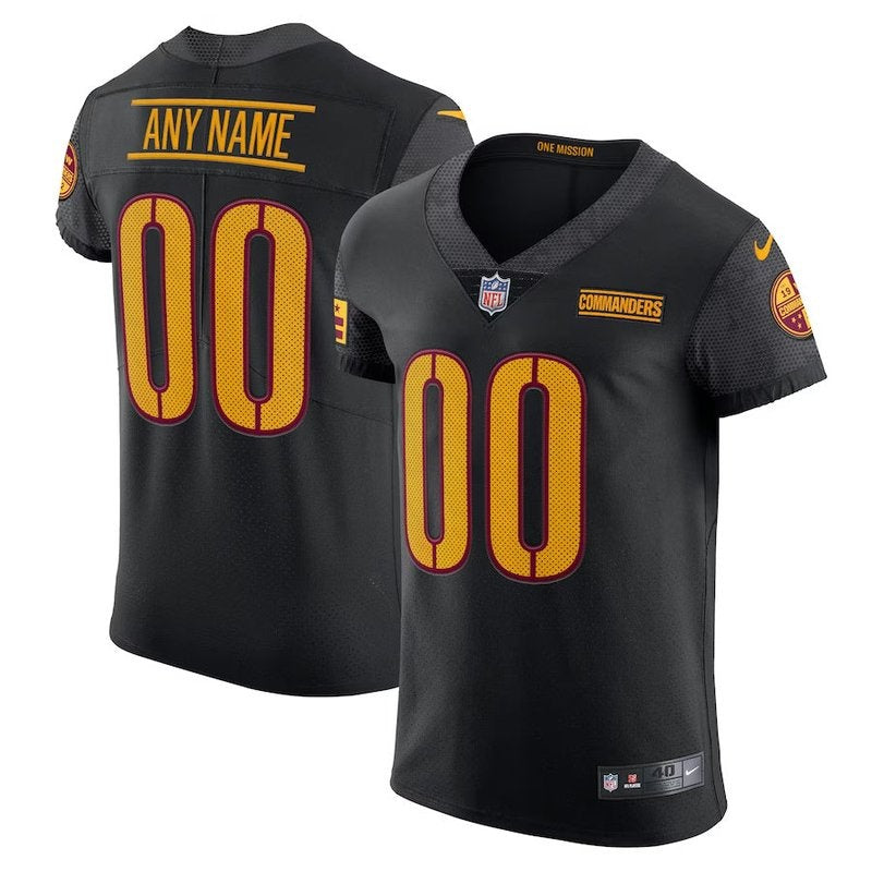 Washington Commanders - Camiseta NFL Alternativa Personalizada - Negra